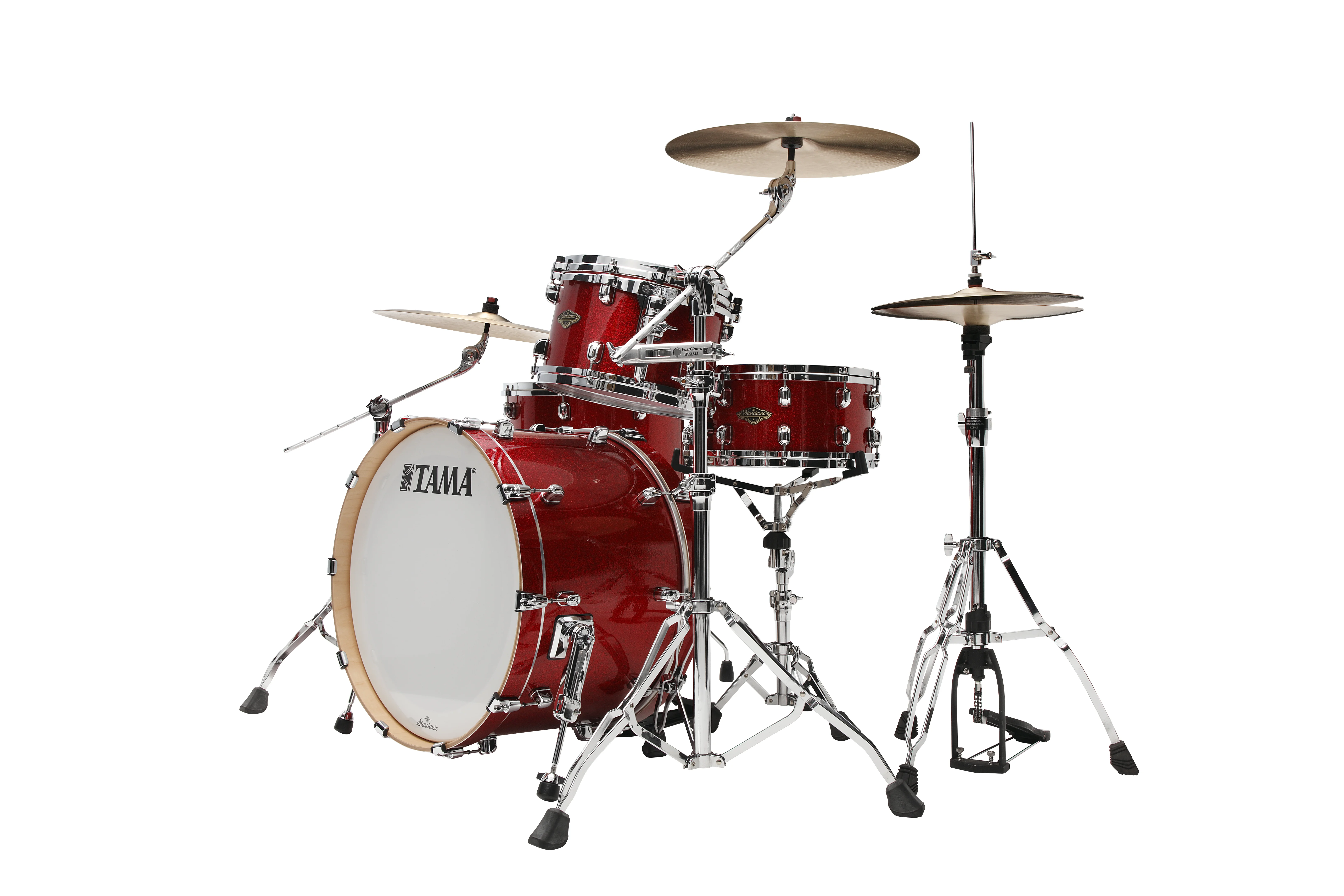 Starclassic Walnut/Birch Duracover Wrap Shell Kit 4 teilig - Garnet Red Sparkle